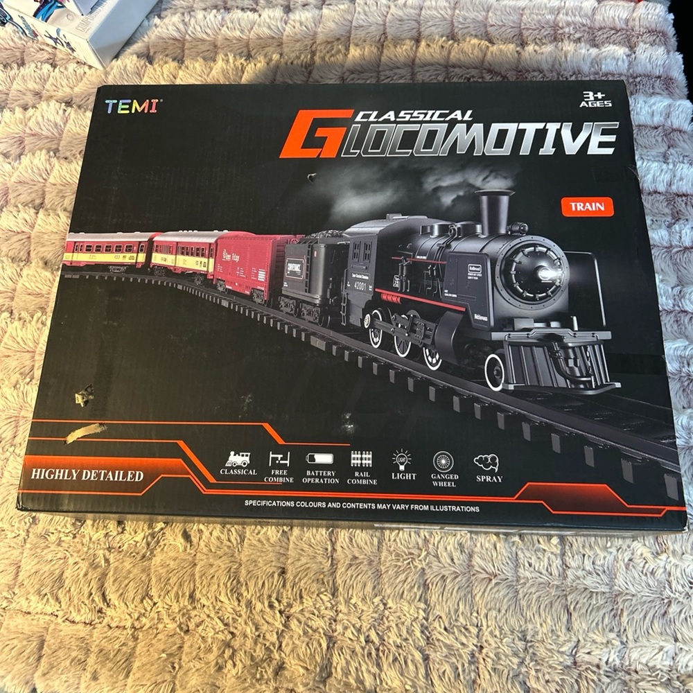 Temi Classic Locomotion Train
With Lights & Sound And It Sprays Smoke